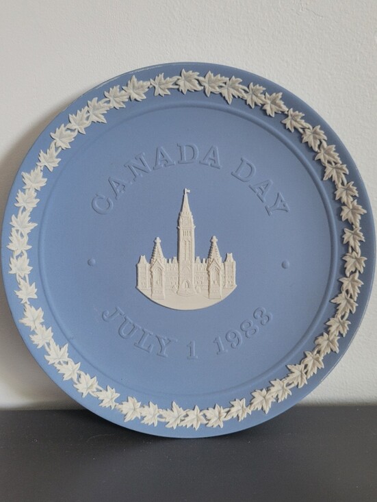 Wedgwood Other - Wedgwood Jasperware Blue and White Canada Day 1983 Signed Limited Edition Plate
